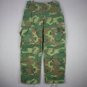 1960's Vietnam War Tropical Camo Poplin Cotton Small Regular Cargo Army US